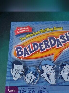 Balderdash Board Game Hilarious Bluffing Game 2009 Mattel New Sealed